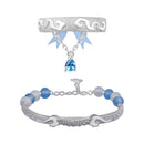 The Untamed Anime Grandmaster of Demonic Cultivation MDZS Anillo de Cosplay S925 Pareja de plata Anillos de dedo Regalo de joyería de moda