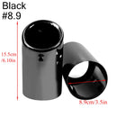 2Pcs/Set Chrome Plating Stainless Steel Car Exhaust Muffler Tip Pipes Covers for Audi A1 A3 A4 TT 2009-2015/VW Volkswagen PASSAT