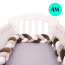 4M Baby Bed Bumper Protector Infant Cradle Pillow Cushion Braid Knot Bumper Crib Bumper Tour De Lit Bebe Tresse Room Decor