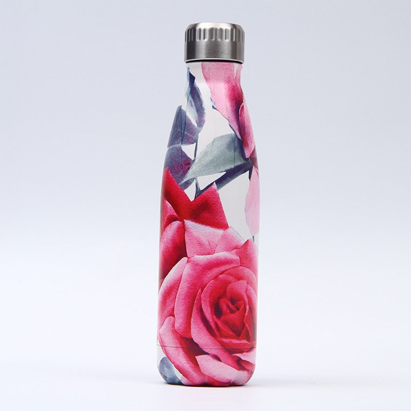 LOGO Custom Stainless Steel Bottle for Water Thermos Vacuum Insulated Cup Double-Wall Travel Drinkware Sports Flask