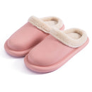 Waterproof Indoor Slippers Women Men Winter Home Floor Shoes Warm Plush Removable Insole Lovers Kitchen Working Slipper SH472