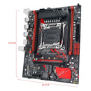 Juego de placa base MACHINIST X99 LGA 2011-3 con procesador de CPU Xeon E5 2670 V3 y memoria RAM DDR4 de 16 GB NVME M.2 x99 RS9