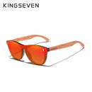 KINGSEVEN Patented Design Bubinga Wood Sunglasses Vintage Integrated Polarized Men&