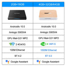 Global Mecool KM6 edición de lujo Amlogic S905X4 TV Box Android 10 4G 64GB 32G Certificado por Google Soporte Wifi6 BT1000M Decodificador