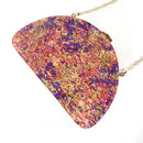 Semicircle Acrylic Wallet Women Evening Clutches Design Bag Shell Handbags Colorful Party Wedding Purses Free Shipping Wholesale