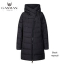 GASMAN 2022, chaqueta larga acolchada de invierno para mujer, abrigo grueso para mujer, Parka con capucha, ropa de algodón de marca cálida para mujer, M-180 de invierno