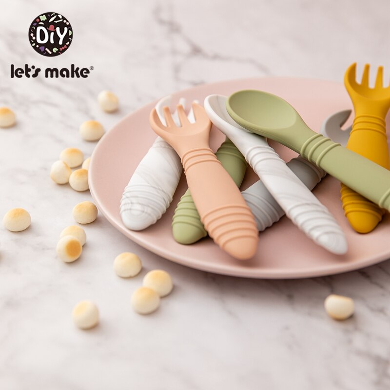 Let's Make 1Set Baby Feeding Anti-slip Pads Two-sided Suction Cup Children Silicone Baby Feeding Bowl Dish Mats Coaster for Kids