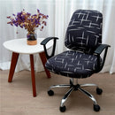 Office Stretch Chair Covers Anti-dirty Rotating Computer Seat Chair Cover Removable Slipcovers For Office Seat Chairs 2pcs/set