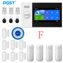 PGST Wireless Home WIFI GSM Sicherheitsalarmsystem Einbrecher Home Security mit PIR-Bewegungsmelder Detektor Einbruchmeldeanlage
