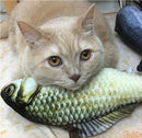 Cat Toy Interactive Fish Catnip Pet Toy Soft Plush 3D Fish Shape Gifts Toys Stuffed Pillow Doll Simulation Fish Playing Toy