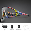 Brandneue photochrome Fahrradbrille Mountainbike Fahrradbrille Outdoor Sports Radfahren Sonnenbrille UV400 Eyewear 1 Objektiv