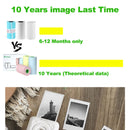 PeriPage Officical Thermal Paper Notes, Sticker, Bear Label, White Label, Photo Paper BPA Free Keep 3-10 Years