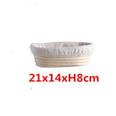 Round /Oval Banneton Brotform Bread Proofing Proving Rattan Basket Bread Banneton Dough Wicker DIY Tool