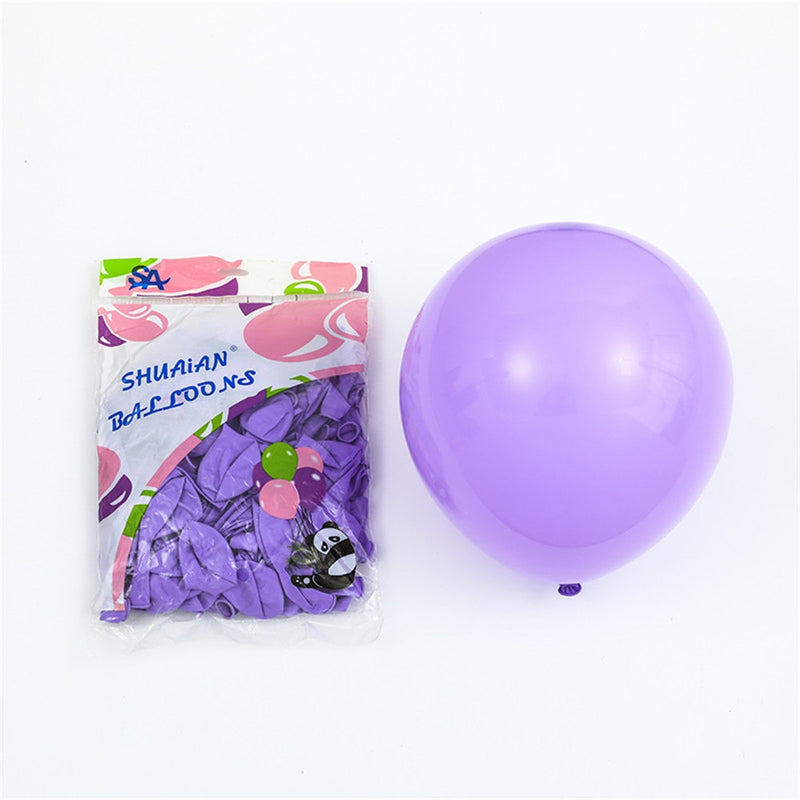 97pcs Mermaid Party Balloon Garland Arch Kit Purple Pink Shell Mermaid Tail Helium Globos Baby Shower Birthday Party Decoration