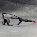 Brandneue photochrome Fahrradbrille Mountainbike Fahrradbrille Outdoor Sports Radfahren Sonnenbrille UV400 Eyewear 1 Objektiv
