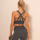 Damen Sport-BH Running Yoga Büstenhalter Workout Gym Fitness Unterwäsche Bralette Top Push Up Plus Size Beauty Back Workout BH