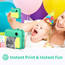 Cámara instantánea para niños Cámara de impresión 1080P Video Foto Cámara digital con papel de impresión para niños Cumpleaños Regalo de Navidad