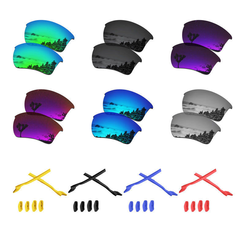 Lentes de repuesto polarizadas SmartVLT para gafas de sol Oakley Half Jacket 2.0 XL - Múltiples opciones