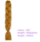 Black Star Hair Ombre Jumbo Braiding Hair Extensions 24 Inch Twist Braids Synthetic Hair Fiber for Twist Braiding for Women