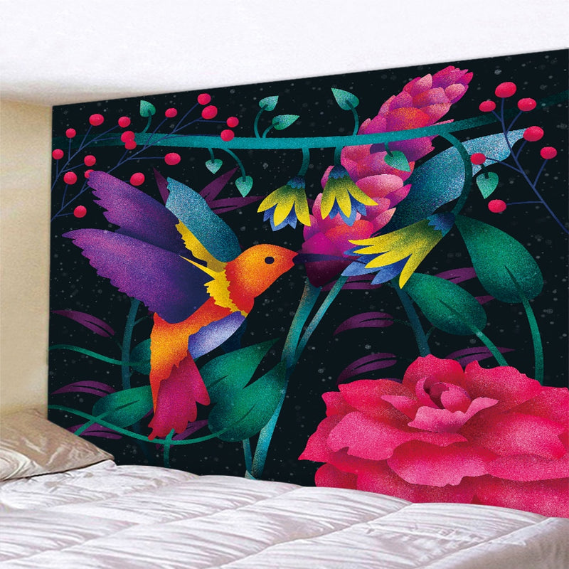 Heiliges Tier Wandbehang Hexerei Hippie Bohemian Dekoration Mandala Tapisserie Yogamatte Schlafzimmer Heimdekoration Matratze