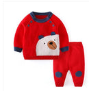 spring and autumn sweater suit, newborn cardigan jacket, baby knitwear 7