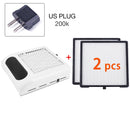 80W Nail Dust Collector Fan Vacuum Cleaner Manicure Machine Tools With Filters Strong Power Nail Art Tool Nail Vacuum Cleaner