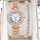 Neu auf Lager! ! Damen-Armbanduhren, Stahlband, Liebes-Stahlband, Strass-Quarz-Armbanduhr, Luxus-Modeuhr für Frauen