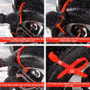 10Pcs Car Winter Tire Wheels Snow Chains Snow Tire Anti-skid Chains Wheel Tyre Cable Belt Winter Outdoor Emergency Chain
