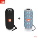 T&amp;G TG117 Portable Bluetooth Speaker Wireless Bass Column Waterproof Outdoor Music Vibro Speakers TF Card Subwoofer Loudspeaker