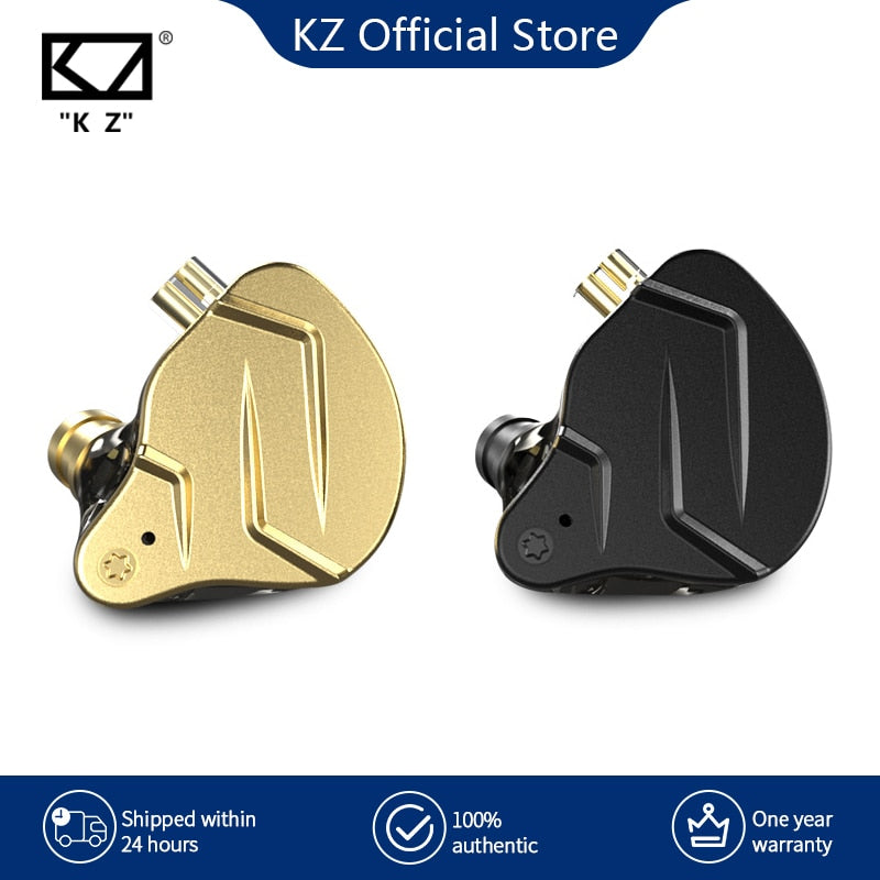 KZ ZSN Pro X Auriculares de metal 1BA + 1DD Tecnología híbrida Auriculares de bajo HIFI Auriculares con monitor de oído Auriculares deportivos con cancelación de ruido