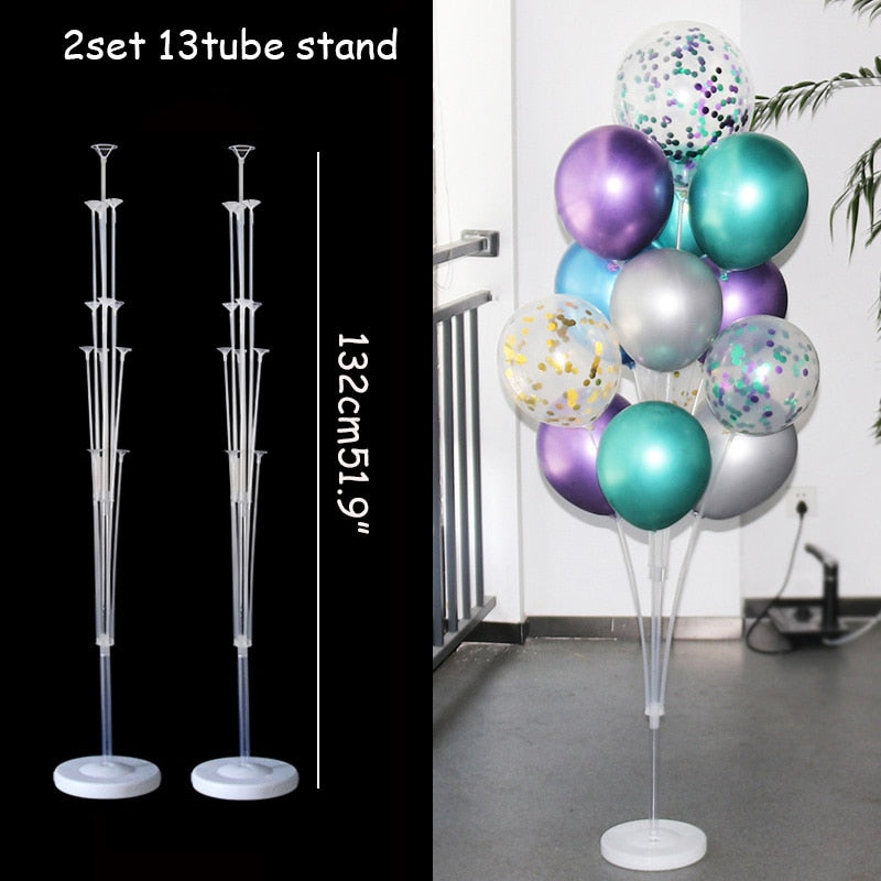 Girl Birthday Party Balloons Stand Balloon Holder Plastic Balloon Stick Birthday Party Decorations Wedding Balloon Baby Shower