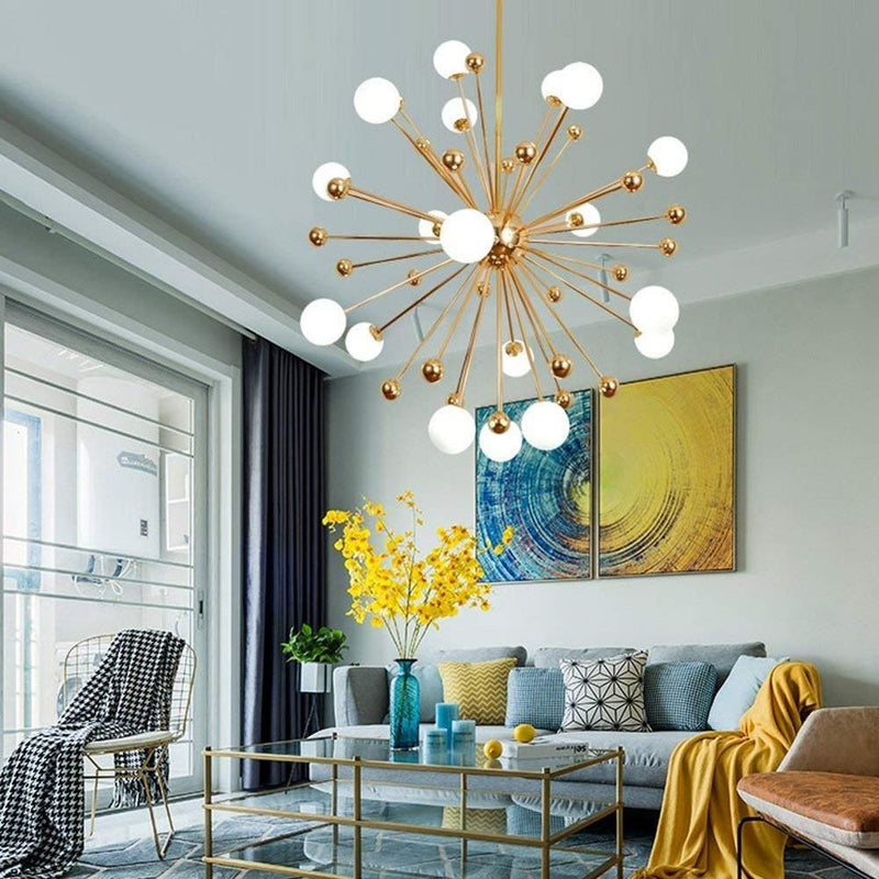 Sputnik Firework Chandelier Lighting Moderne Pendelleuchte / Deckenleuchte für Wohnzimmer Schlafzimmer Esszimmer