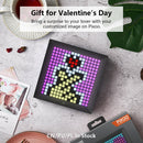 Divoom Pixoo Digital Photo Frame Alarm Clock with Pixel Art Programmable LED Display, Neon Light Sign Decor, New Year Gift 2021