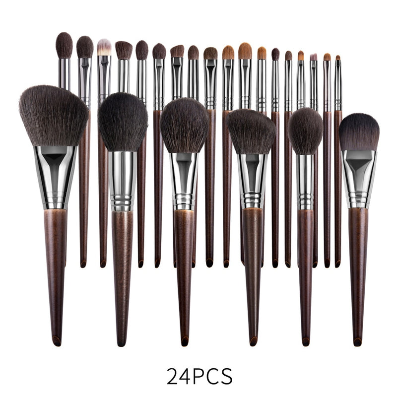 OVW Natürliches Make-up-Pinsel-Set Lidschatten-Make-up-Pinsel Ziegenhaar-Kit für Make-up Nabor Kistey Blending Pinceaux Maquillage