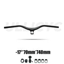 SYNCROS Carbon Fiber Mountain Mountain Integrated MTB Manillar FRASER IC SL -8 -17 -25 Tres especificaciones con tornillos de titanio