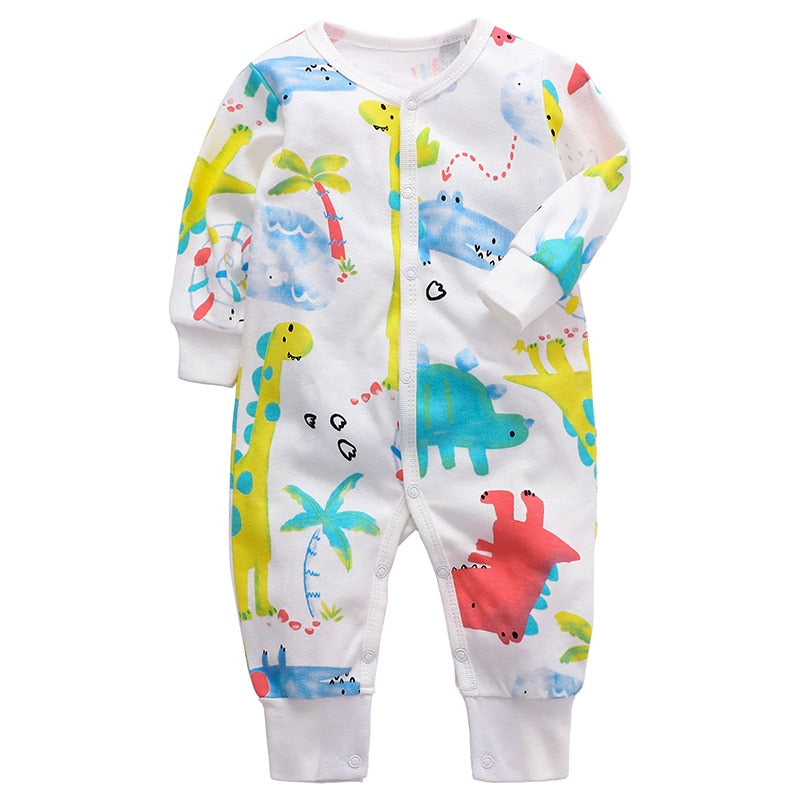 Babykleidung Herbst 2021 Neugeborenes Baby Reine Baumwolle Langarm Overall Strampler 3-24M Baby Boy&amp;Girl Kleidung