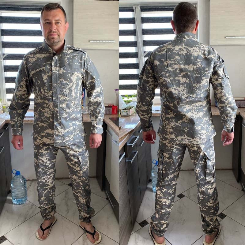 Men Military Uniform Airsoft Camouflage Tactical Suit Camping Army Special Forces Combat Jcckets Pants Militar Soldier Clothes