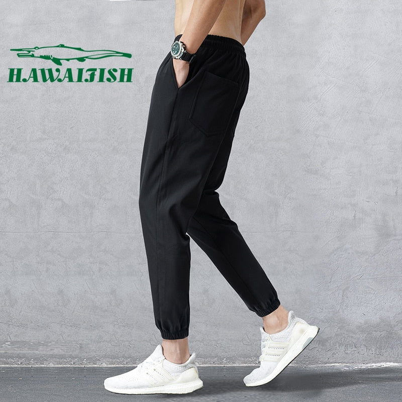 Pantalones deportivos para hombre 2021, pantalones de verano para hombre, pantalones con lazo para los pies, pantalones holgados para jóvenes, pantalones de chándal de marca, ropa para hombre, pantalones para hombre