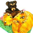 Meibum Silicone Fondant Molds Honeycomb and 3 Bees Cake Decorating Mould Crafts Cupcakes Sugarcraft Candies Clay Pan Baking Tool