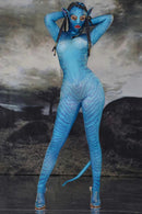 fashion Halloween Costumes Cosplay Stretch Jumpsuit club Party Role Play Dance Performance Stage 3D print Animal acting costume
