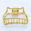 Vintage Metall Haarklaue Katzenohren Haarspange Haarnadel Haarspange Retro Vintage Frauen Mädchen Haar Styling Werkzeuge Haarschmuck Heiß