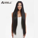 Noble Synthetic Lace Front Wigs For Women 38 Inch Straight Wig Lace Wig Ombre Blonde Lace Wigs Cosplay Straight Lace Front Wig