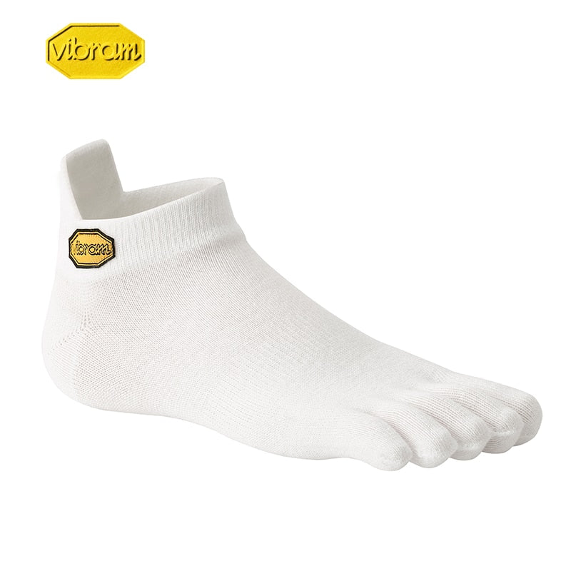 Calcetines Vibram Five-toe Five Fingers Hombres Mujeres Primavera Verano Ocio al aire libre Ropa absorbente de sudor Deportes Tubo bajo Baloncesto sólido