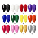 Beautilux Nail Art Design Gel Kit sin capa adhesiva Pintura Tallado Esculpir Araña Forro UV LED Maincure Set con cepillo