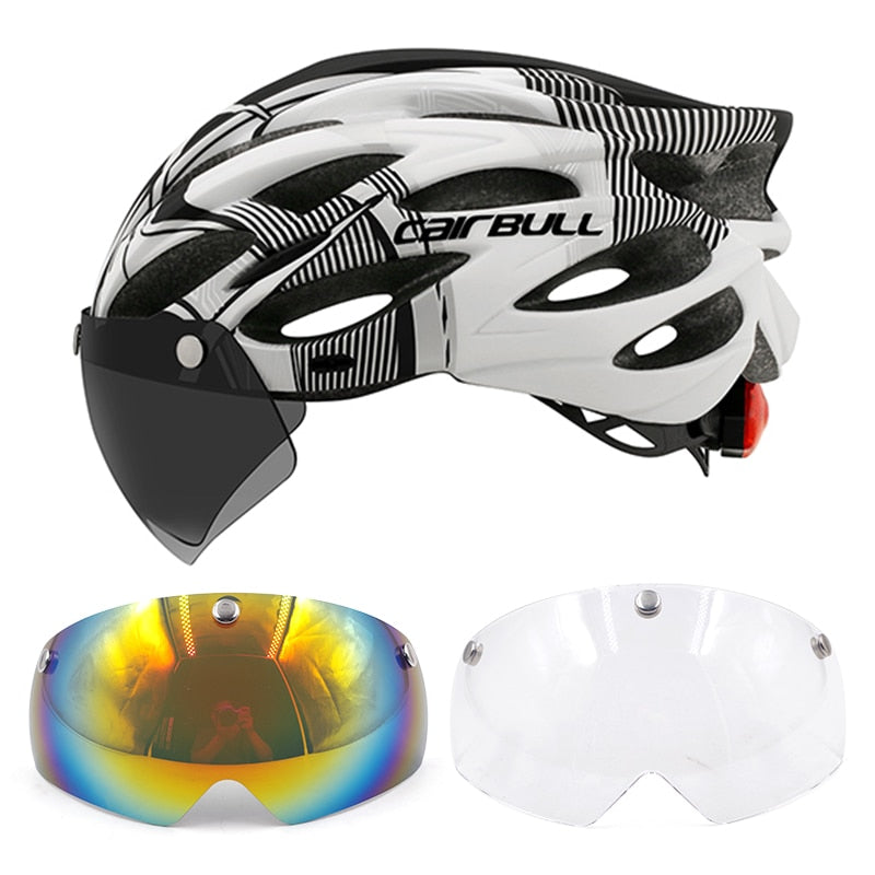 Cycling Helmet Light Road Mtb Mountain Bike Bicycle Led Helmet 54-62cm for Men Women Visored Bicycle Helmet Casco Accesorios