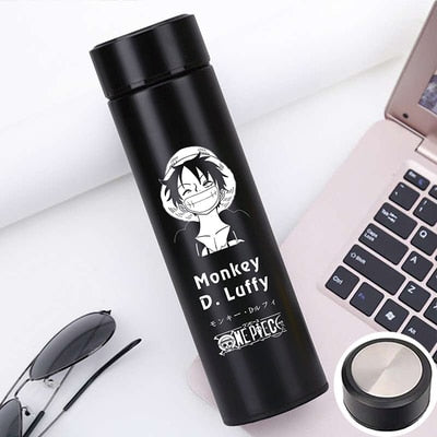 500ml Pure Color Stainless Steel One Piece Thermos Cup With Creative Cover Children Juice Thermos Cup