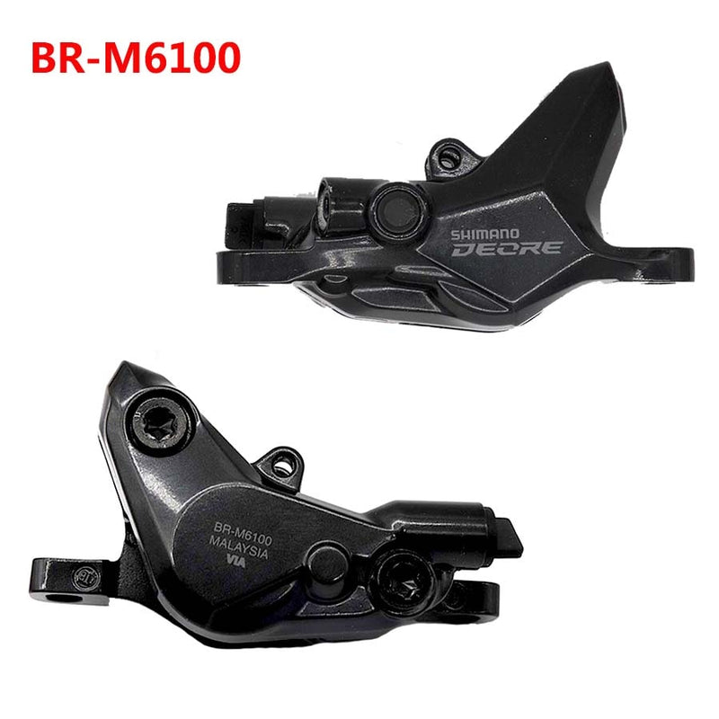 SHIMANO DEORE M6100 2 pistones M6120 4 pistones Freno MTB Bicicletas de montaña Freno de disco hidráulico MTB BR BL-M6100 DEORE Freno izquierdo derecho