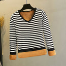 Suéter de punto de terciopelo grueso para invierno, camisa con forro de terciopelo, suéter cálido, suéter grueso de moda para mujer, 2021