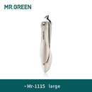 MR.GREEN Slanted Edge Nail Cutting Clippers Cuticle Nippers Tool Stainless Steel Dead Skin Oblique Tip Trimmer Manicure scissors