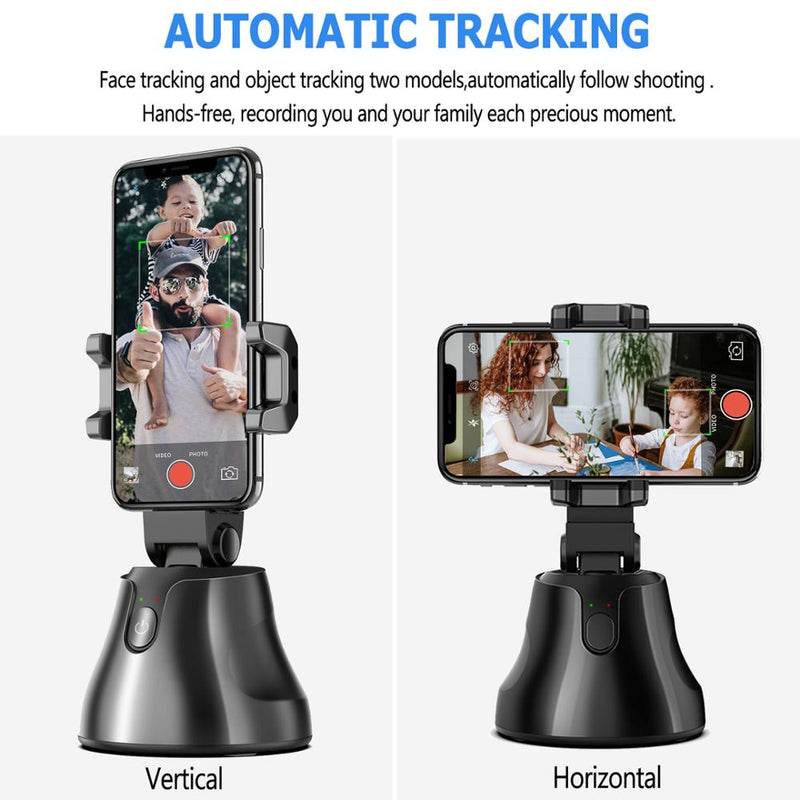 Portable All-in-one Auto Smart Shooting Selfie Stick ,  360 Rotation Auto Face Tracking Object Tracking vlog Camera Phone Holder
